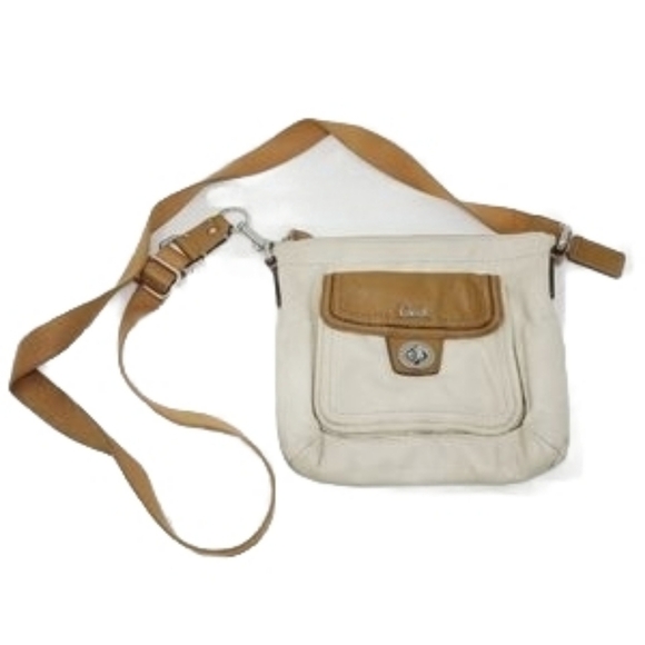Coach | Classic Retro Cream & Brown Crossbody Bag - Picture 1 of 16